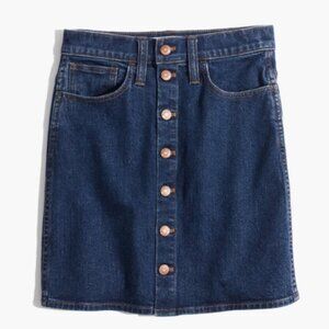 Madewell Button‑Up Denim Mini Skirt – Size 23 (Women's 00)